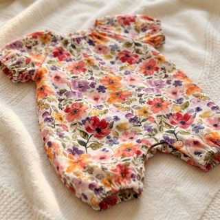 Viszkóz lenvászonnal Floral design B