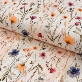 Viszkóz lenvászonnal Botanic design A