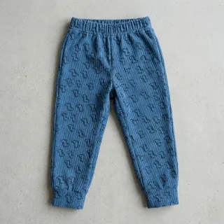 Kordbársony STRETCH Little dino old blue