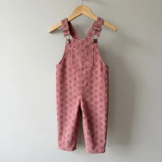 Kordbársony STRETCH Little bunny old pink