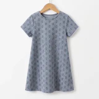 Kordbársony STRETCH Little bunny old blue