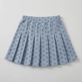 Kordbársony STRETCH Little bunny old blue