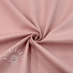 Viskóza s ľanom SPANDEX old rose