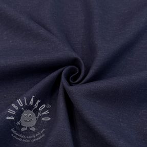 Viszkóz lenvászonnal SPANDEX marine