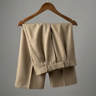 Viszkóz lenvászonnal SPANDEX taupe
