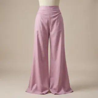 Viszkóz lenvászonnal SPANDEX lilac