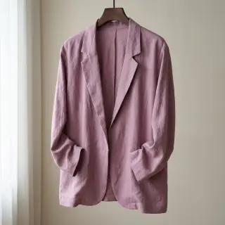 Viszkóz lenvászonnal SPANDEX lilac
