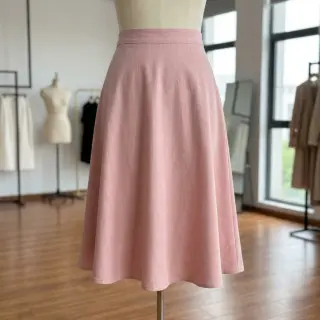 Viszkóz lenvászonnal SPANDEX old rose