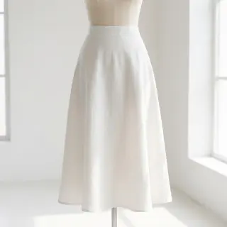 Viszkóz lenvászonnal SPANDEX off white