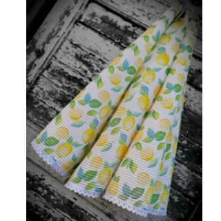 Waffle Lemons digital print