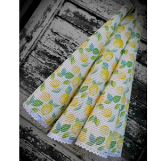 Waffle Lemons digital print