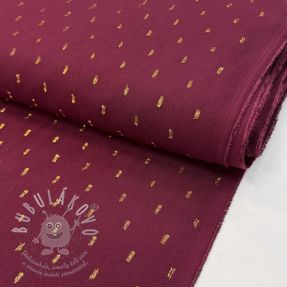 Viszkóz LUREX burgundy