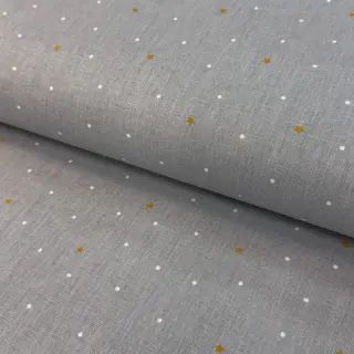 Pamutvászon Sweet bear star light grey ORGANIC
