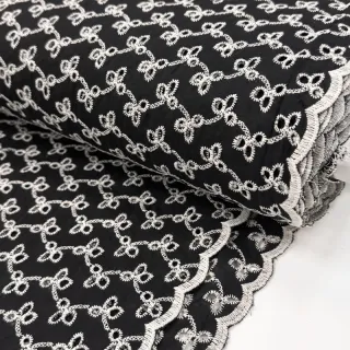 Pamutvászon EMBROIDERY Rosemary black