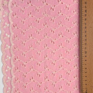 Pamutvászon EMBROIDERY Rosemary rose