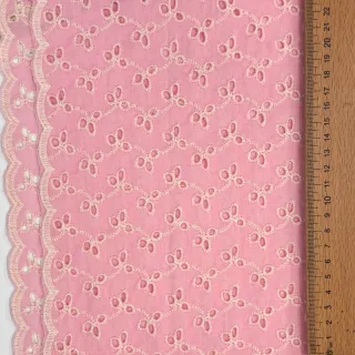 Pamutvászon EMBROIDERY Rosemary rose