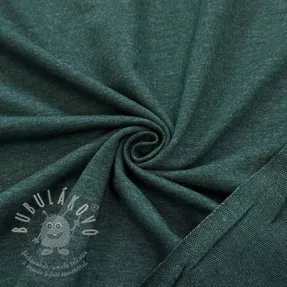 Szabadidő anyag dark green melange