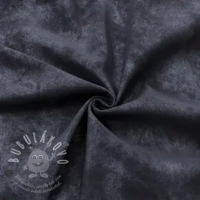 Ruházati műbőr FOIL navy