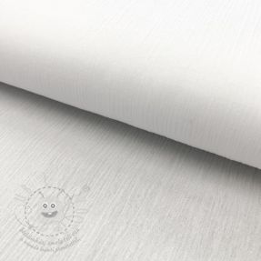 Pamutvászon CRINKLE white