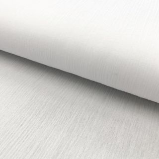 Pamutvászon CRINKLE white