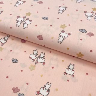 Pamutvászon Glitter sweet mouse powder