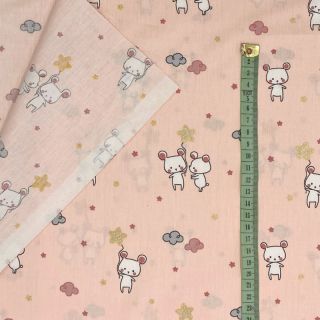 Pamutvászon Glitter sweet mouse powder