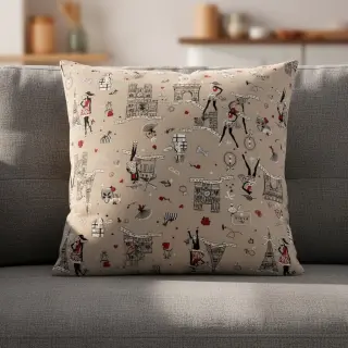 Dekorációs anyag Linenlook Cute Paris multico