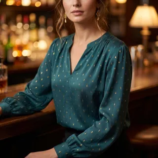 Viszkóz LUREX emerald