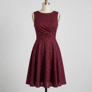 Viszkóz LUREX burgundy