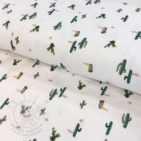 Jersey Safari off white digital print