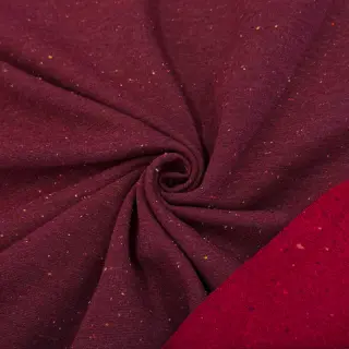 Szabadidő anyag fésült COSY burgundy melange
