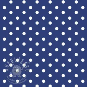 Pamutvászon Dots cobalt