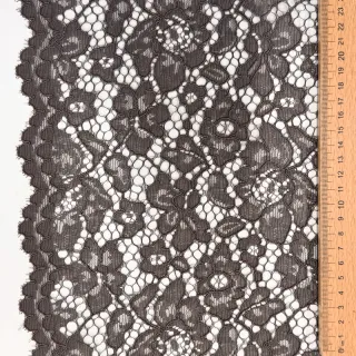 Csipke Scallop dark grey