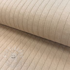 Jersey QUILT Stripe sand