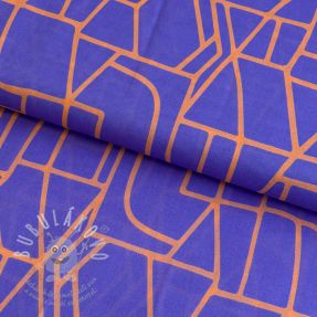 Pamutvászon VOILE NERIDA HANSEN Town blue