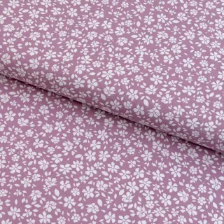 Viszkóz POPLIN STRETCH Small flowers cherryblossom