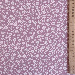 Viszkóz POPLIN STRETCH Small flowers cherryblossom