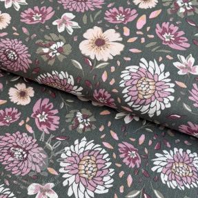 Len és viszkóz Flowers seaweed