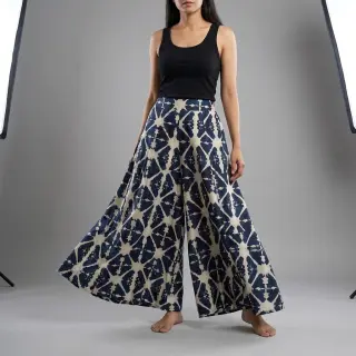 Pamutvászon BATIK navy