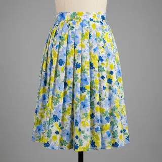 Viszkóz STRETCH Flowers off white digital print