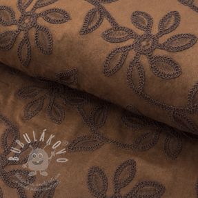 Bársony stretch Amalia brown