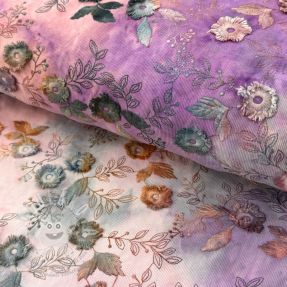 Kordbársony vékony TIE DYE 21W Catchy design B