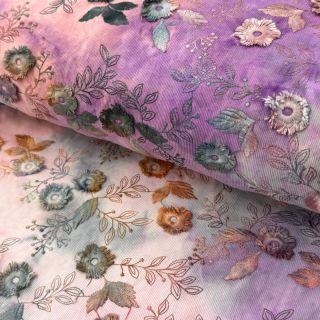 Kordbársony vékony TIE DYE 21W Catchy design B