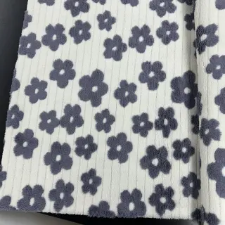 Kabát anyag TEDDY Flower power lavender 2nd class