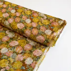 Viszkóz RAYON POPLIN Flower sea design C