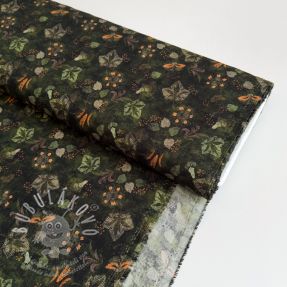 Viszkóz RAYON POPLIN Dark barrock design B