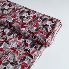 Viszkóz RAYON POPLIN Floral design C