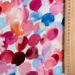 Viszkóz RAYON POPLIN Bouncy design F