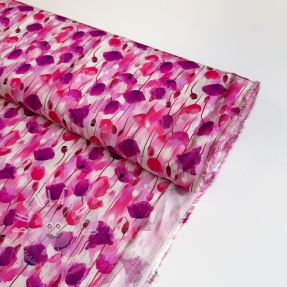 Viszkóz RAYON POPLIN Poppys design B