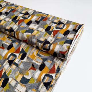 Viszkóz RAYON POPLIN Leona design D